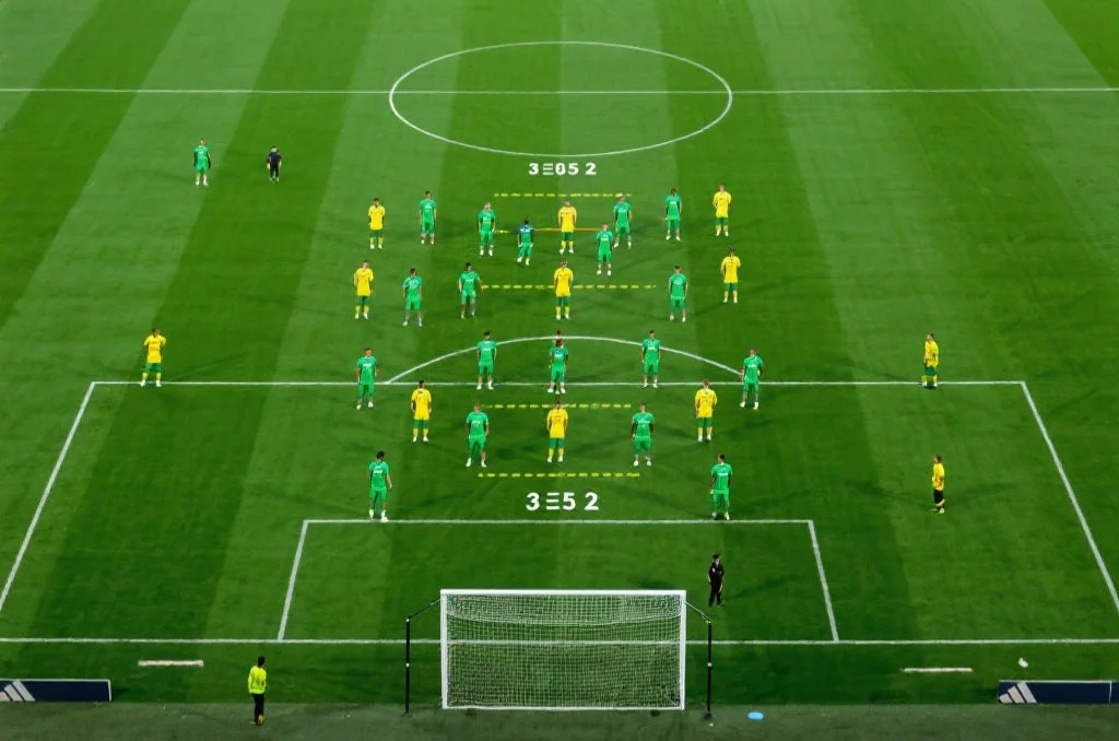 3-5-2 足球阵型图